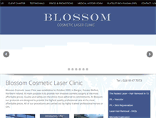 Tablet Screenshot of blossomcosmeticlaserclinic.com